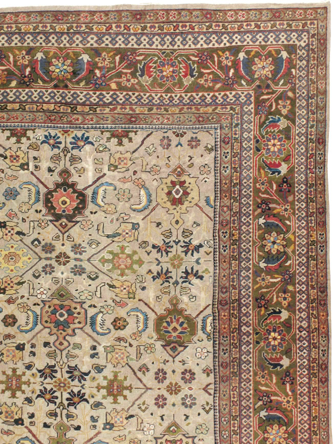 Antique Persian Mahal Carpet, No.18965 - Gss