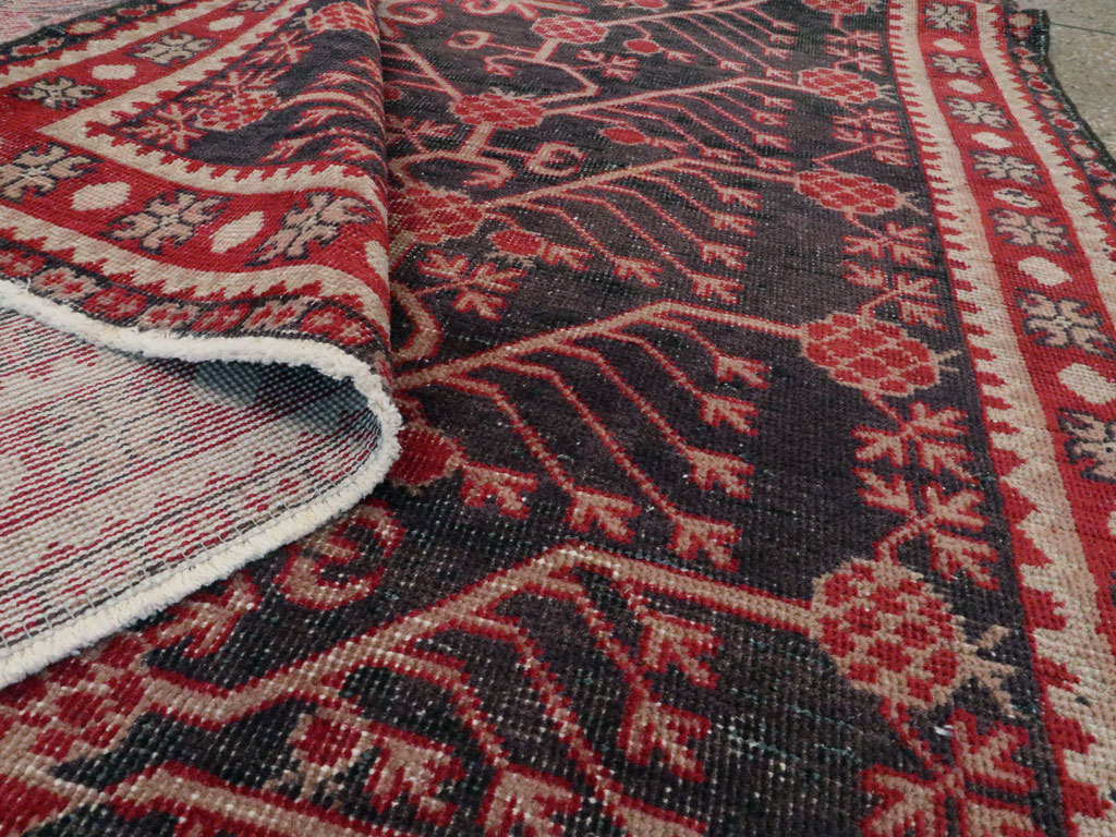 Antique East Turkestan Khotan Carpet, No.18980 - Gss