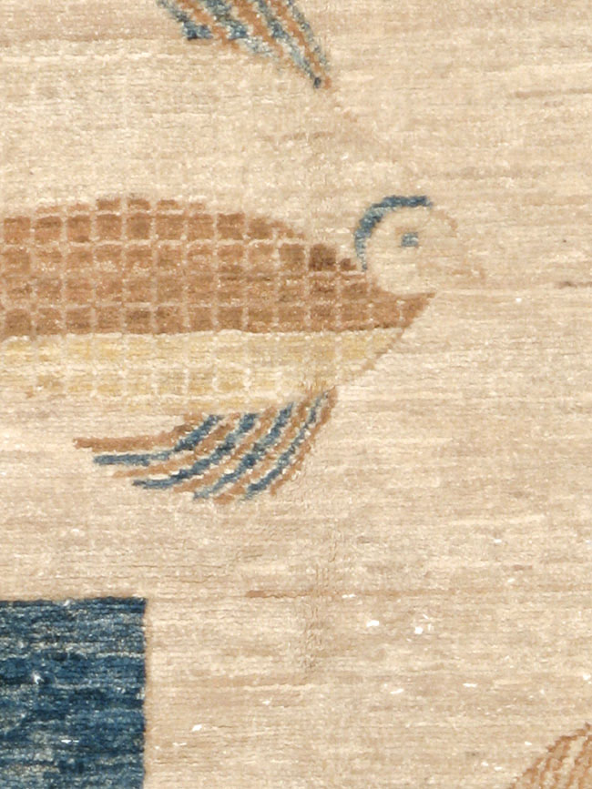 Contemporary Turkish Pictorial Accent Rug, No.18999 - Gss