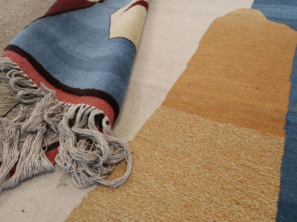 Vintage Afghan Turkoman Pictorial Rug, No.19003 - Gss