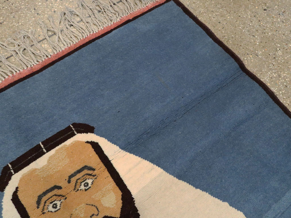 Vintage Afghan Turkoman Pictorial Rug, No.19003 - Gss