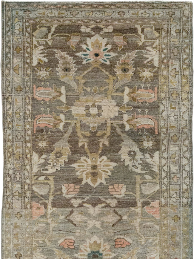 Vintage Persian Malayer Runner, No.19016 - Gss