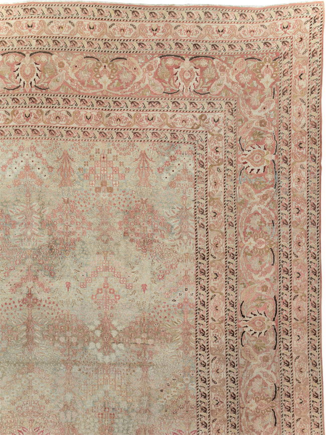 Antique Persian Dorokhsh Carpet, No.19025 - Gss