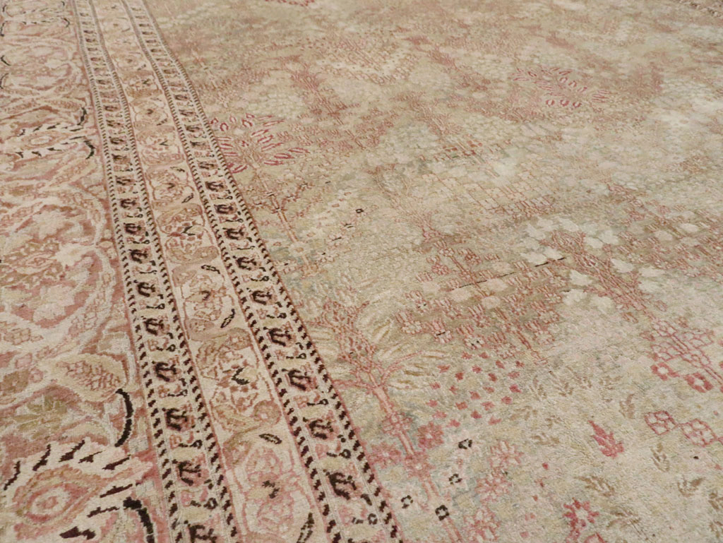 Antique Persian Dorokhsh Carpet, No.19025 - Gss