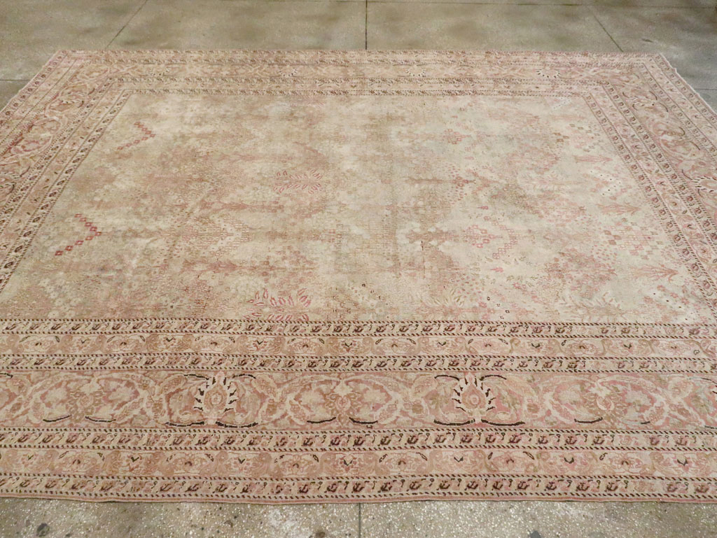 Antique Persian Dorokhsh Carpet, No.19025 - Gss