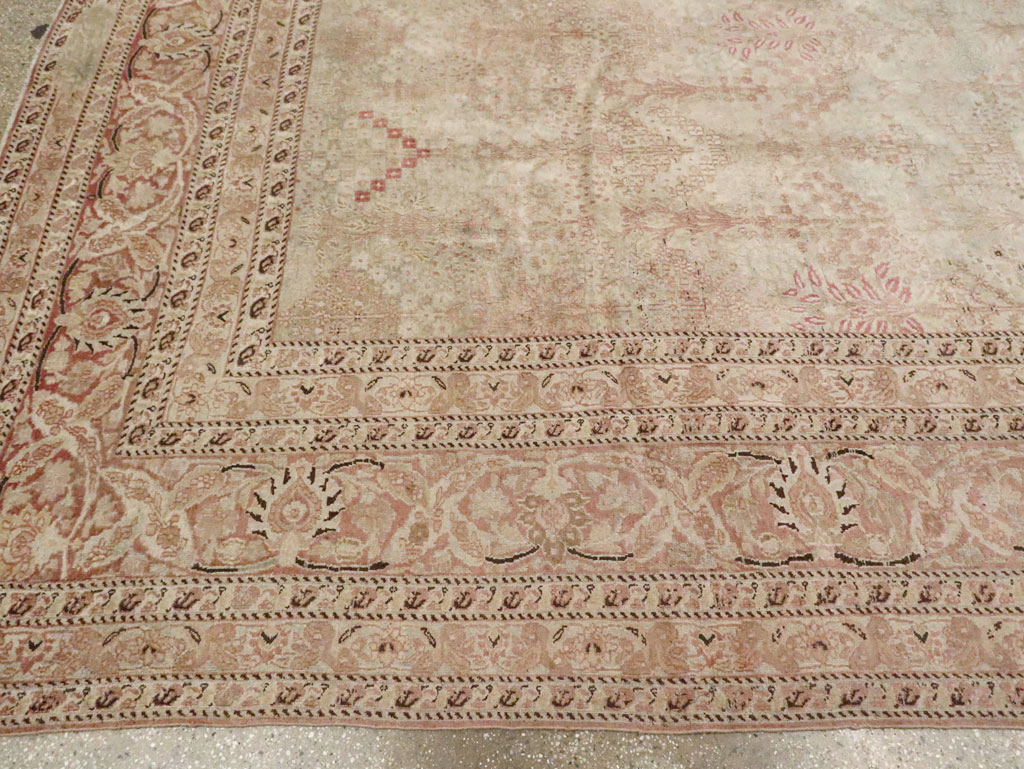 Antique Persian Dorokhsh Carpet, No.19025 - Gss