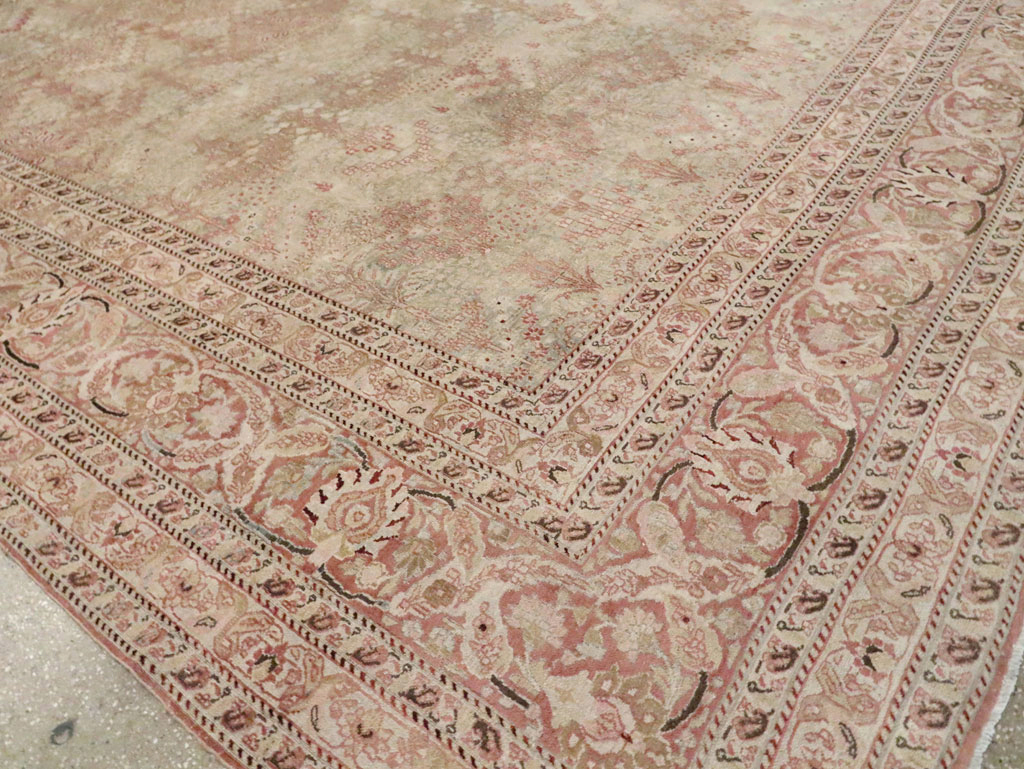 Antique Persian Dorokhsh Carpet, No.19025 - Gss