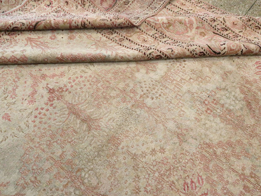 Antique Persian Dorokhsh Carpet, No.19025 - Gss