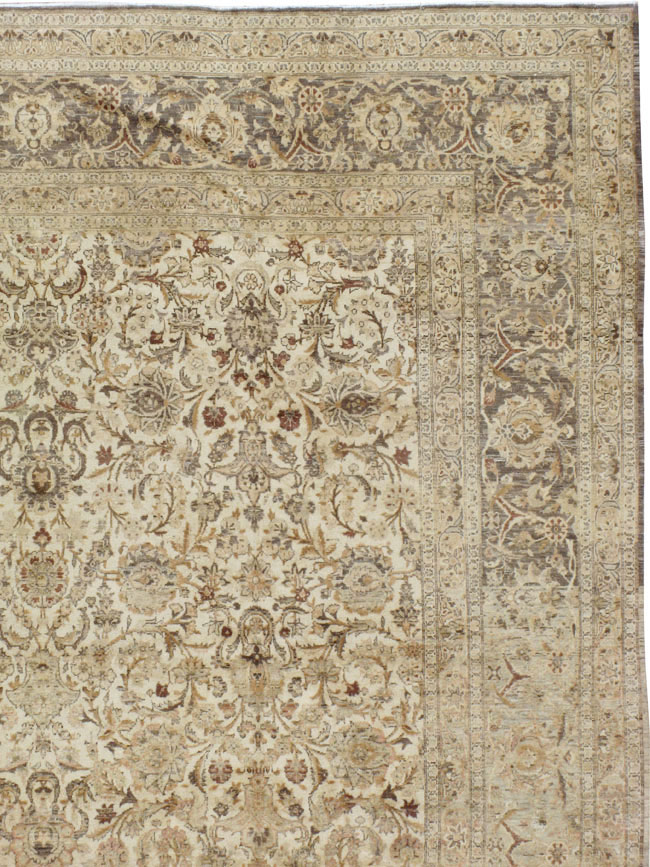 Vintage Persian Kashan Carpet, No.19026 - Gss