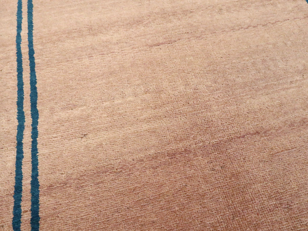 Vintage Persian Mashad Minimalist Runner, No.19038 - Gss