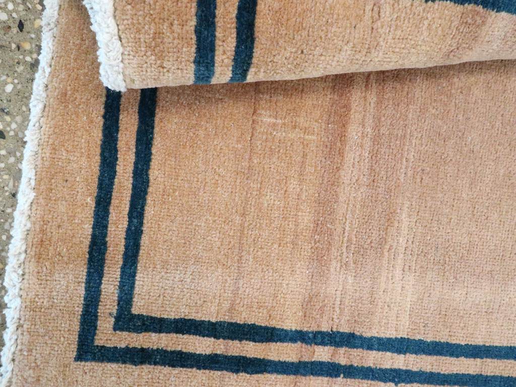 Vintage Persian Mashad Minimalist Runner, No.19038 - Gss