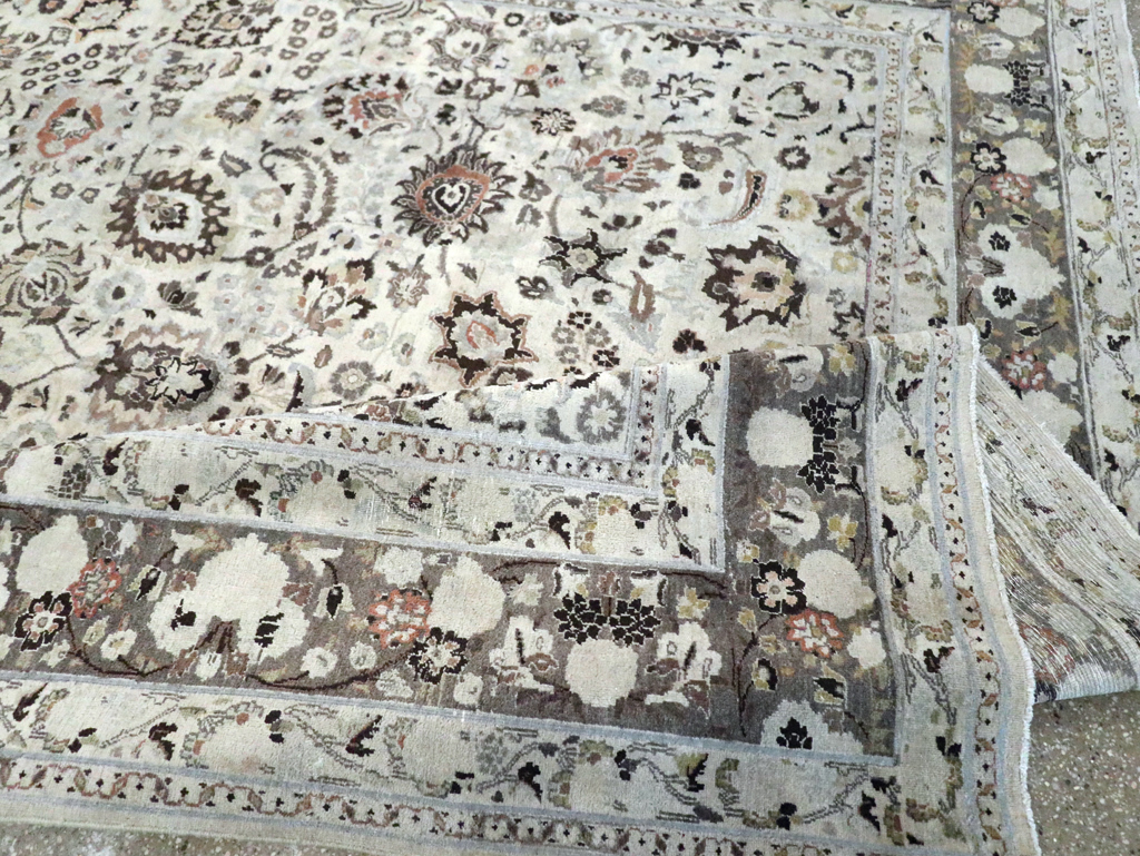 Vintage Persian Mashad Large Room Size Carpet, No.19039 - Gss
