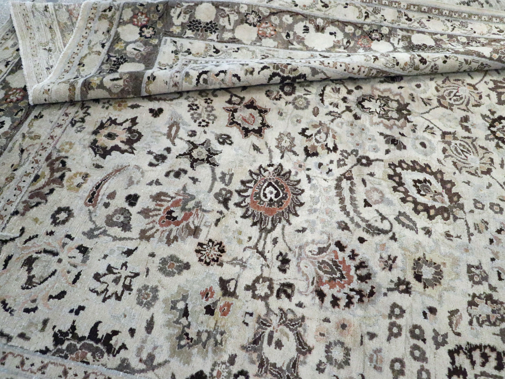Vintage Persian Mashad Large Room Size Carpet, No.19039 - Gss