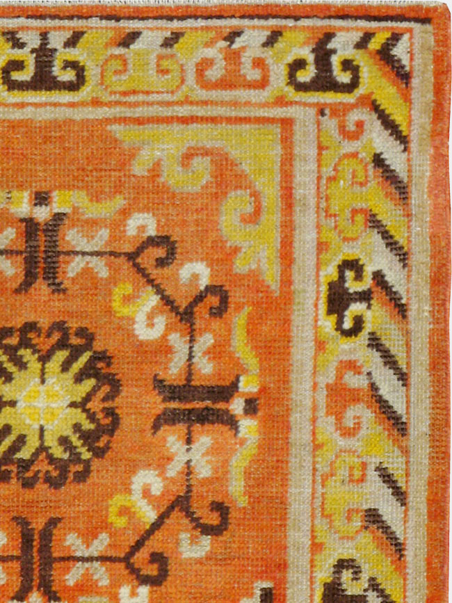 Vintage East Turkestan Khotan Rug (Pair: 1 of 2), No.19050 - Gss