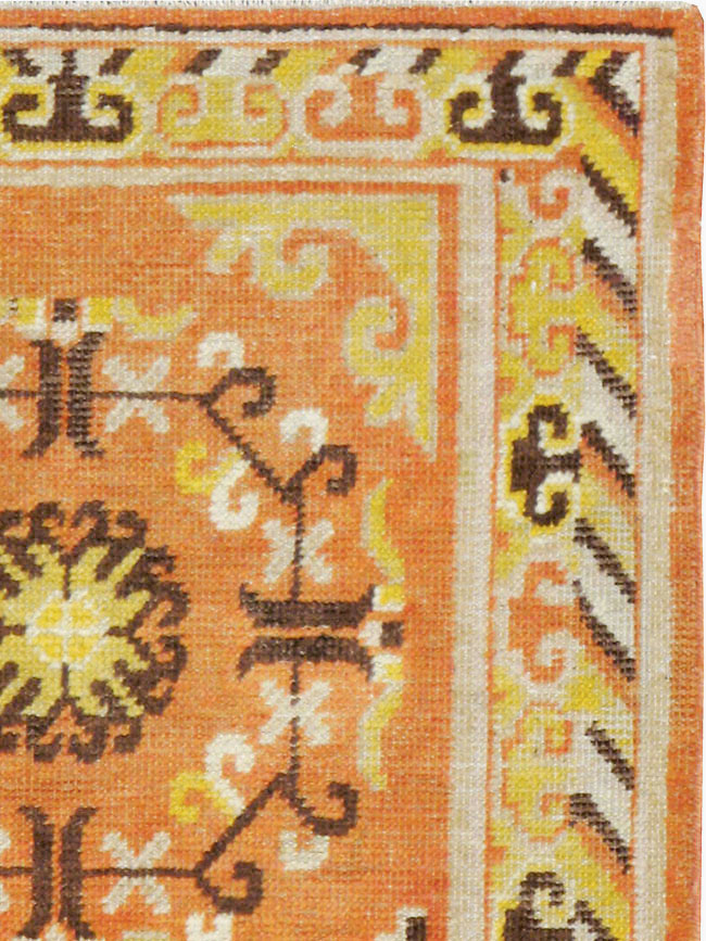 Vintage East Turkestan Khotan Rug (Pair: 1 of 2), No.19050 - Gss