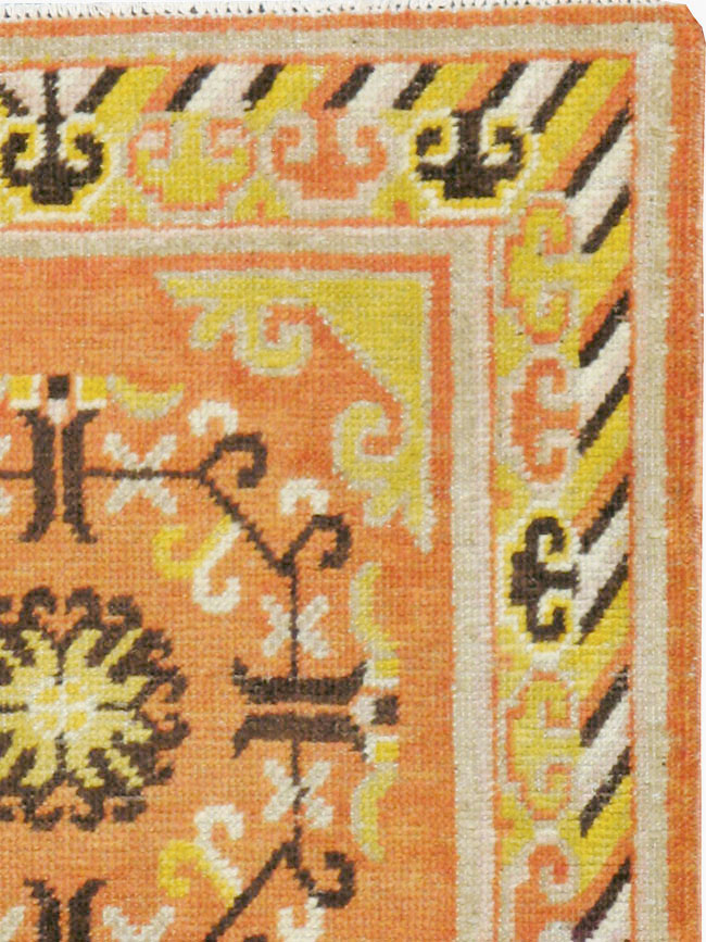 Vintage East Turkestan Khotan Rug (Pair: 1 of 2), No.19050 - Gss