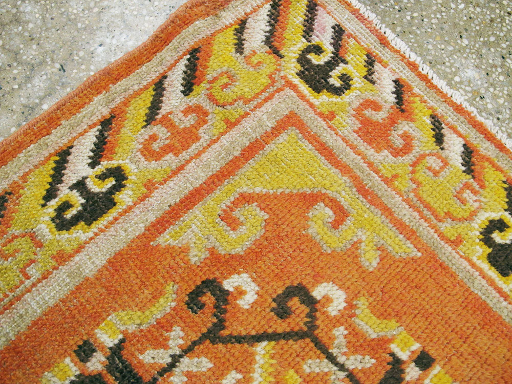 Vintage East Turkestan Khotan Rug (Pair: 1 of 2), No.19050 - Gss