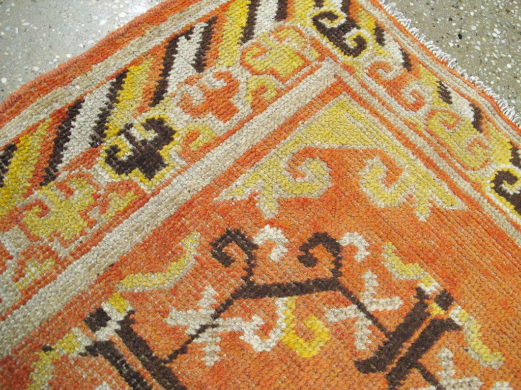 Vintage East Turkestan Khotan Rug (Pair: 2 of 2), No.19051 - Gss