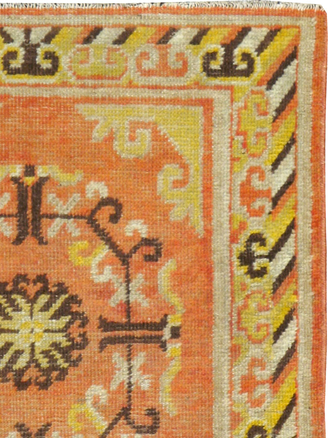 Vintage East Turkestan Khotan Rug (Pair: 2 of 2), No.19051 - Gss