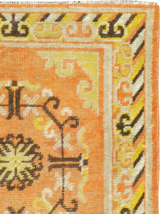 Vintage East Turkestan Khotan Rug (Pair: 2 of 2), No.19051 - Gss