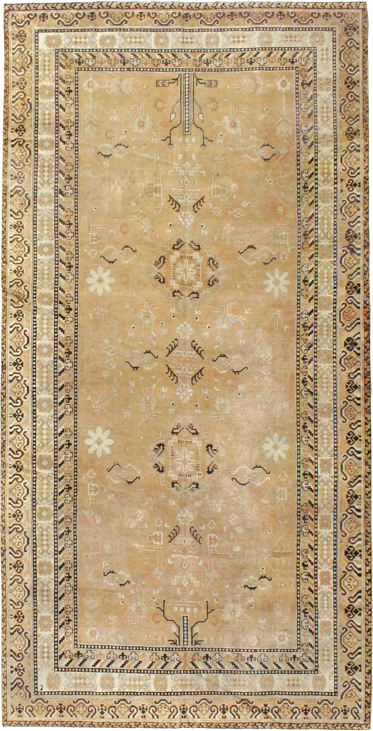 Antique East Turkestan Khotan Carpet, No.19052 - Gss