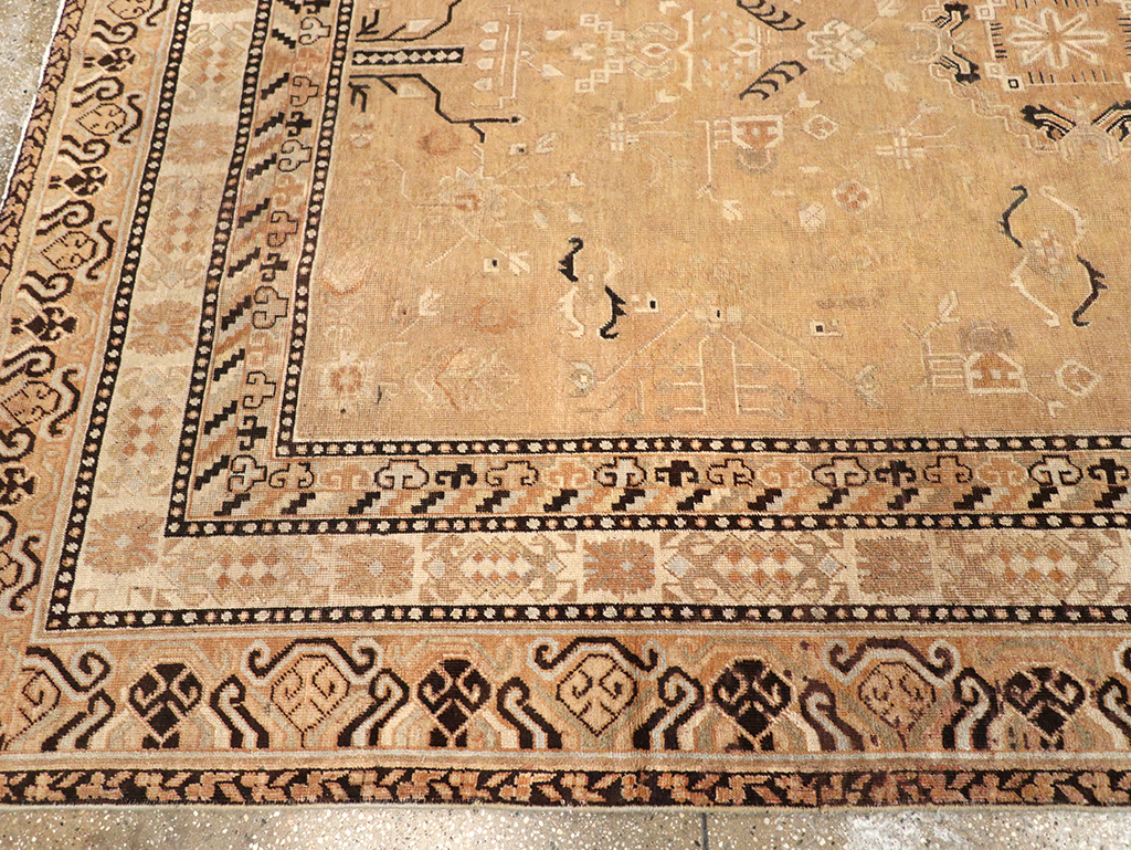 Antique East Turkestan Khotan Carpet, No.19052 - Gss