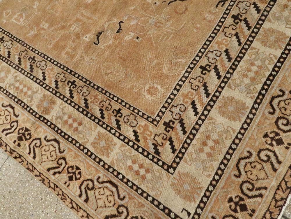 Antique East Turkestan Khotan Carpet, No.19052 - Gss