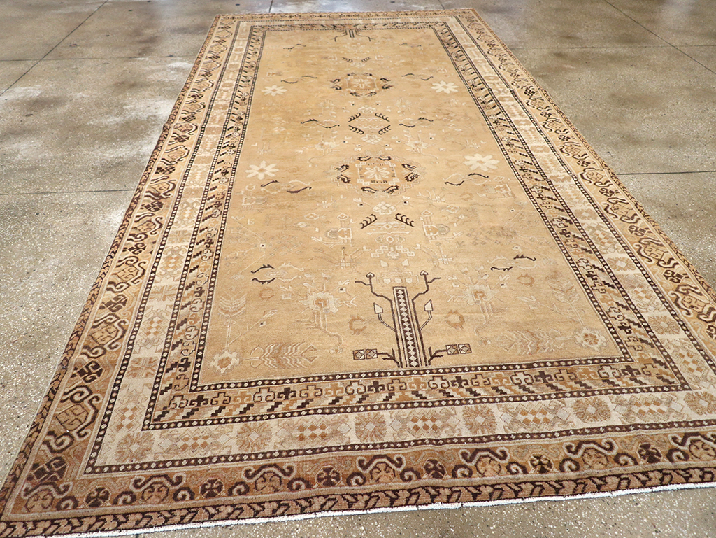 Antique East Turkestan Khotan Carpet, No.19052 - Gss