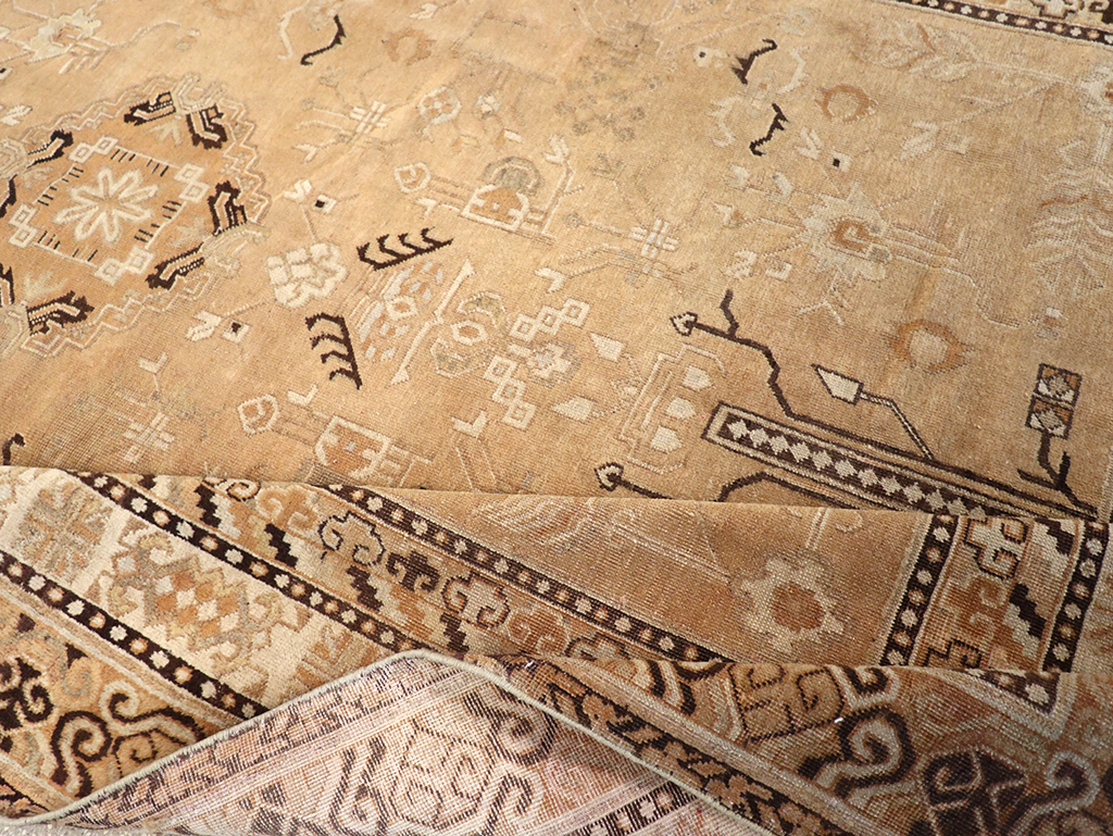 Antique East Turkestan Khotan Carpet, No.19052 - Gss