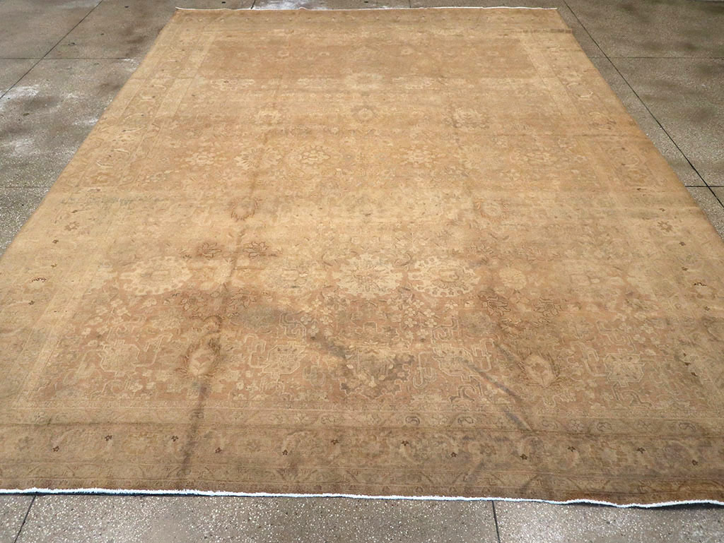 Antique Persian Tabriz Carpet, No.19055 - Gss