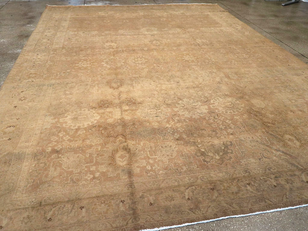 Antique Persian Tabriz Carpet, No.19055 - Gss