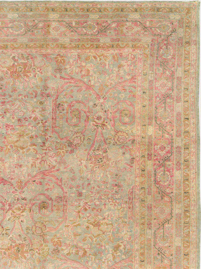 Antique Persian Tabriz Carpet, No.19057 - Gss