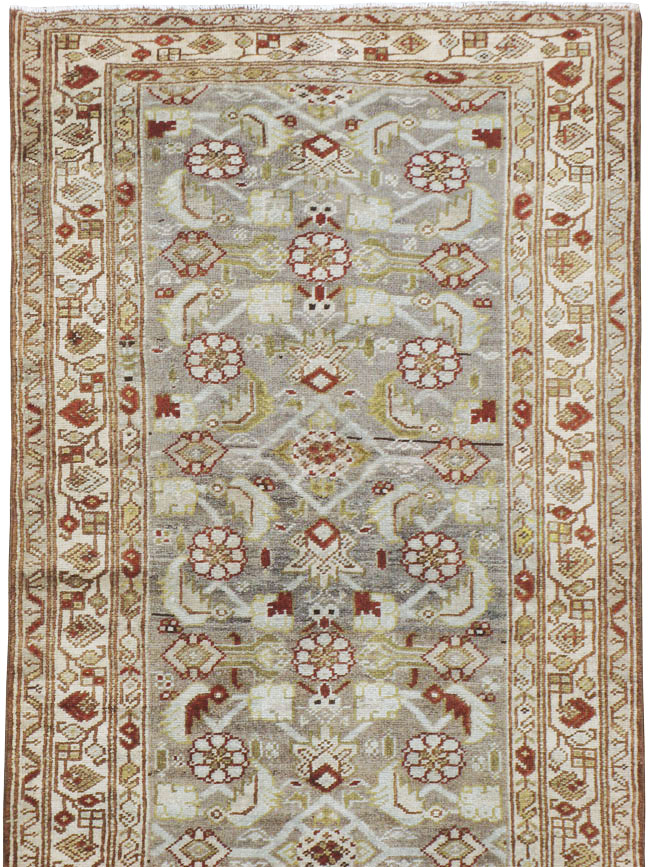 Antique Persian Malayer Runner, No.19070 - Gss