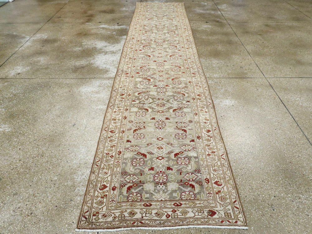 Antique Persian Malayer Runner, No.19070 - Gss