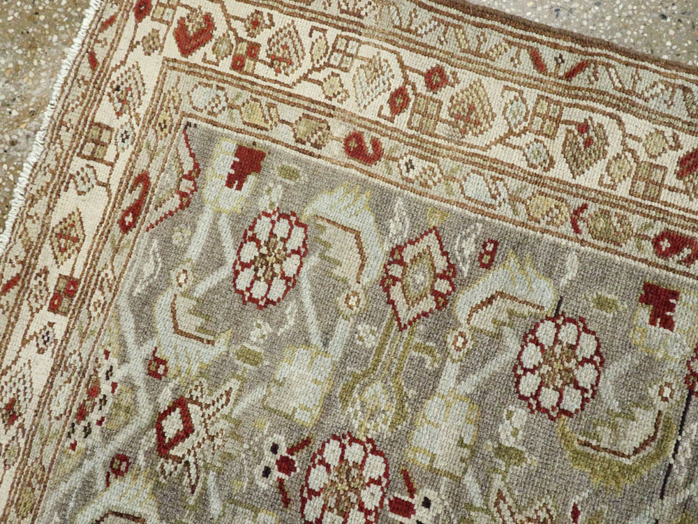 Antique Persian Malayer Runner, No.19070 - Gss