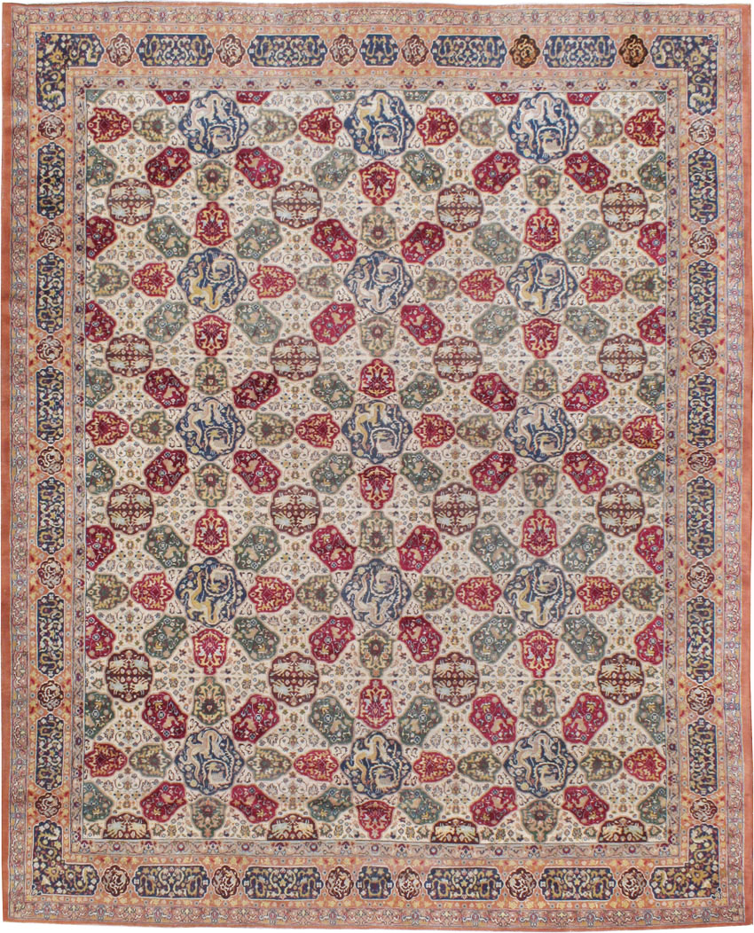 Antique Indian Lahore Carpet, No.19073 - Gss
