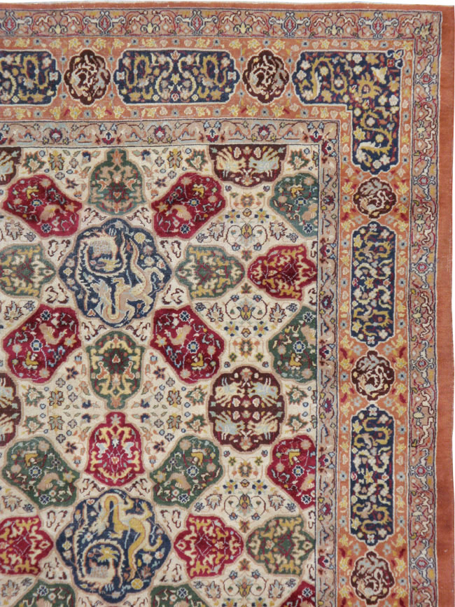 Antique Indian Lahore Carpet, No.19073 - Gss