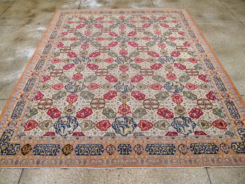 Antique Indian Lahore Carpet, No.19073 - Gss
