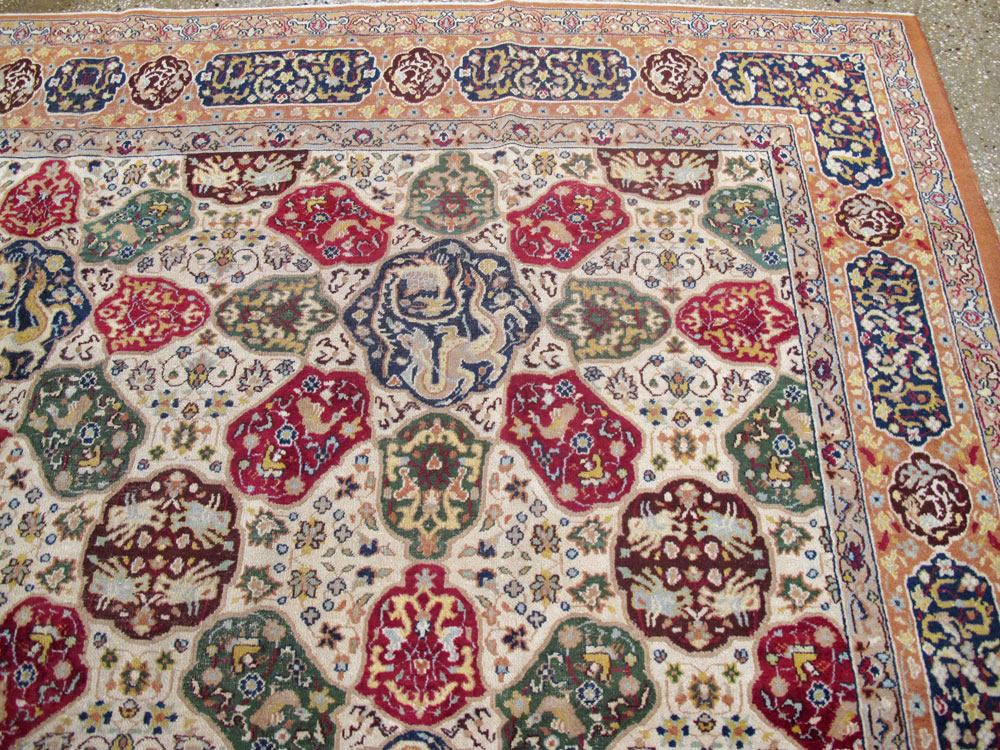 Antique Indian Lahore Carpet, No.19073 - Gss