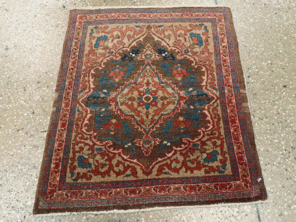 Antique Persian Tabriz Hagi Jalili Rug, No.19074 - Gss