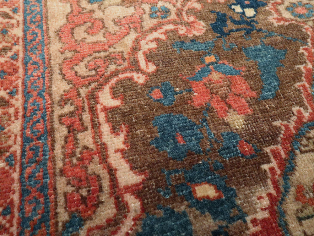 Antique Persian Tabriz Hagi Jalili Rug, No.19074 - Gss