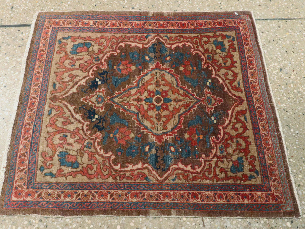 Antique Persian Tabriz Hagi Jalili Rug, No.19074 - Gss