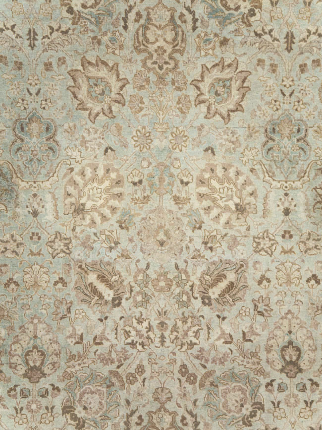 Vintage Persian Tabriz Room Size Carpet, No.19083 - Gss