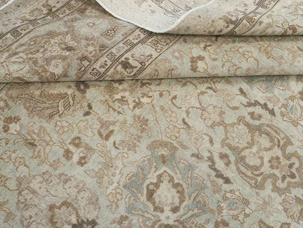 Vintage Persian Tabriz Room Size Carpet, No.19083 - Gss