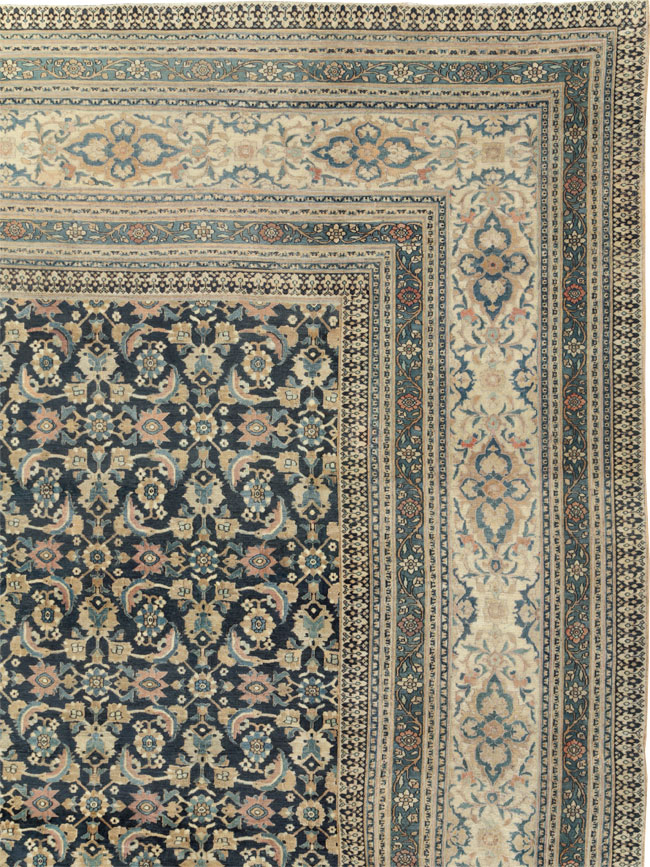 Antique Persian Khorassan Square Oversize Carpet, No.19084 - Gss