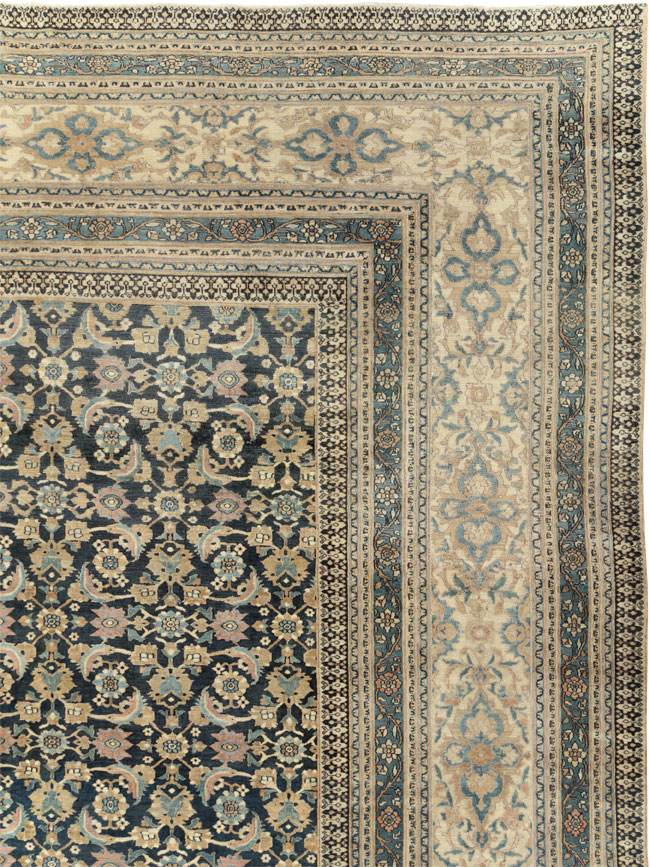 Antique Persian Khorassan Square Oversize Carpet, No.19084 - Gss