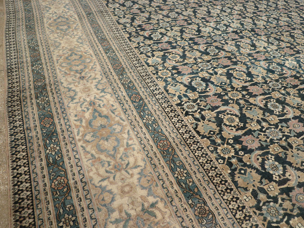 Antique Persian Khorassan Square Oversize Carpet, No.19084 - Gss