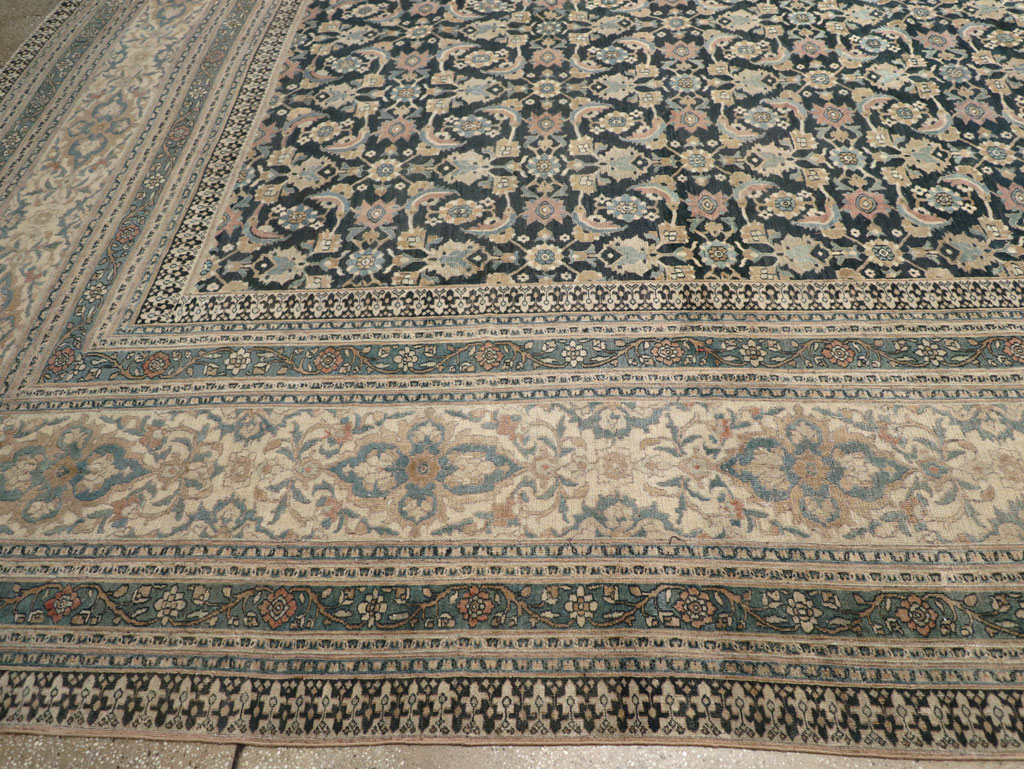 Antique Persian Khorassan Square Oversize Carpet, No.19084 - Gss