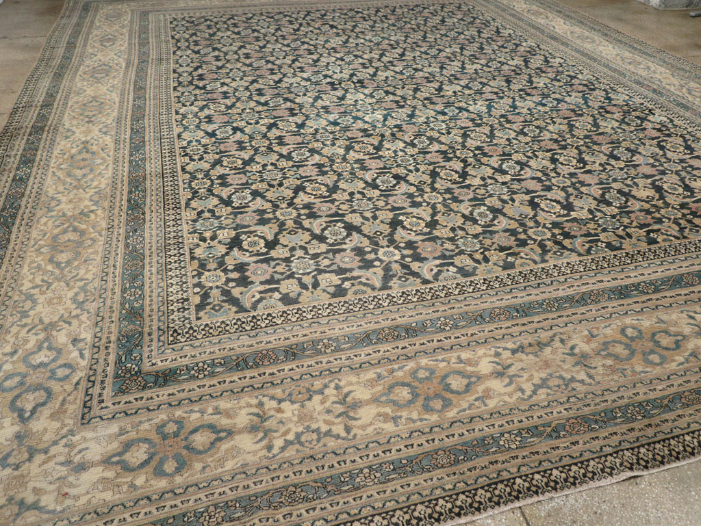 Antique Persian Khorassan Square Oversize Carpet, No.19084 - Gss