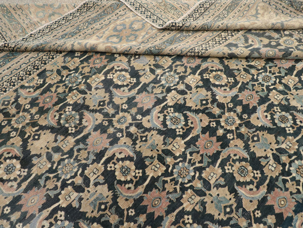 Antique Persian Khorassan Square Oversize Carpet, No.19084 - Gss